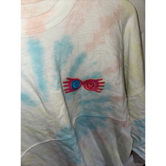 Luna Lovegood Spirit Jersey Oversized Size XS Harry Potter Official Tie Dye - Picture 2 of 6